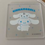 アクリルコースター　シナモン　水色 ダイソー シナモンがかわいい